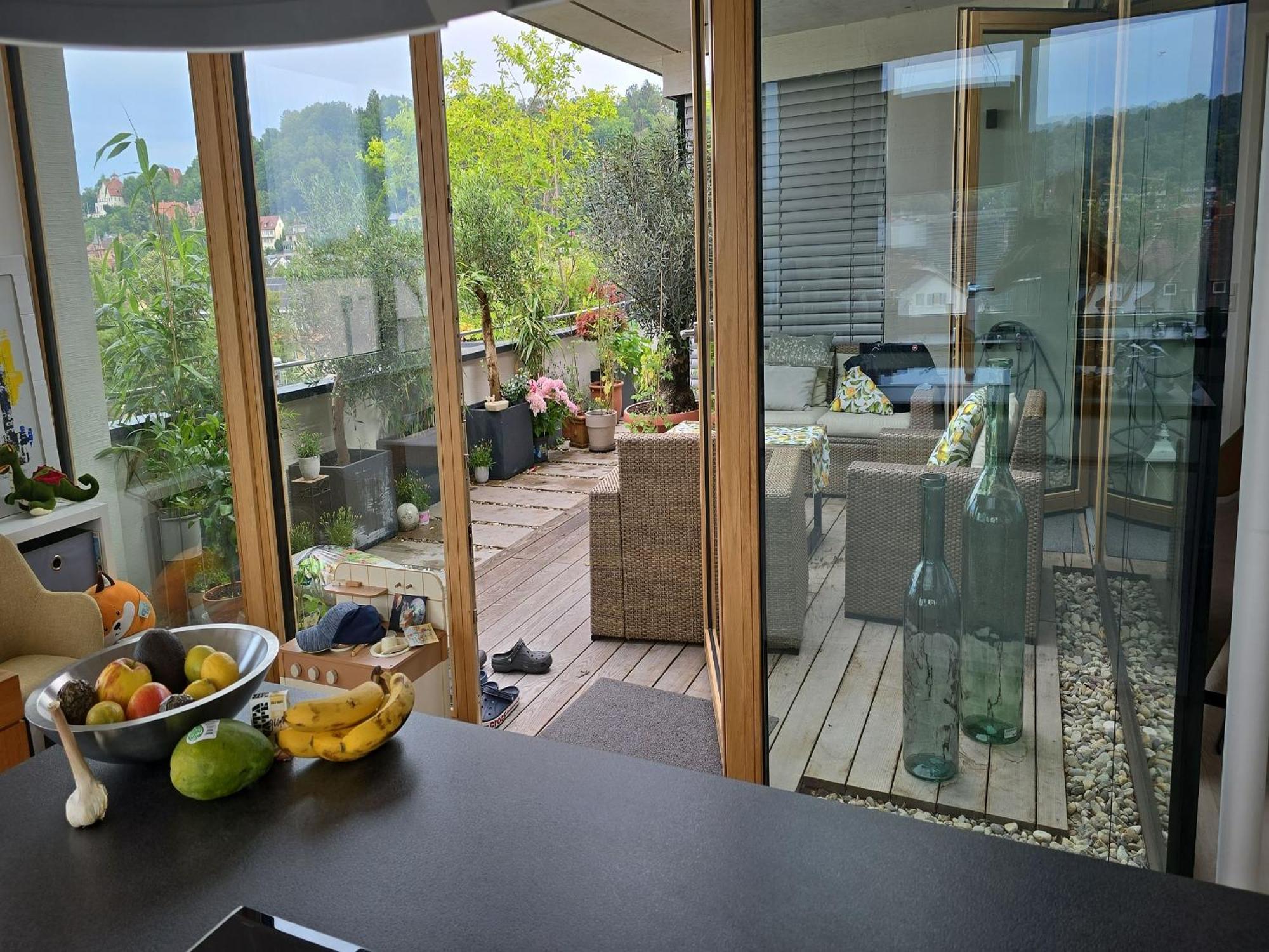 Stadtnahes Gaestezimmer Im Penthouse Bei Esi Tubinga Esterno foto